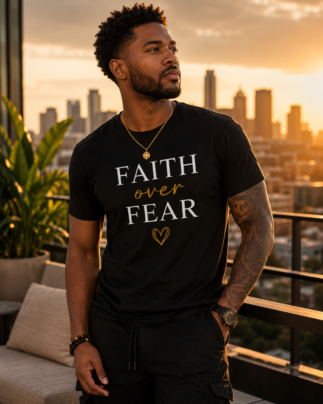 Faith Over Fear Premium Tee